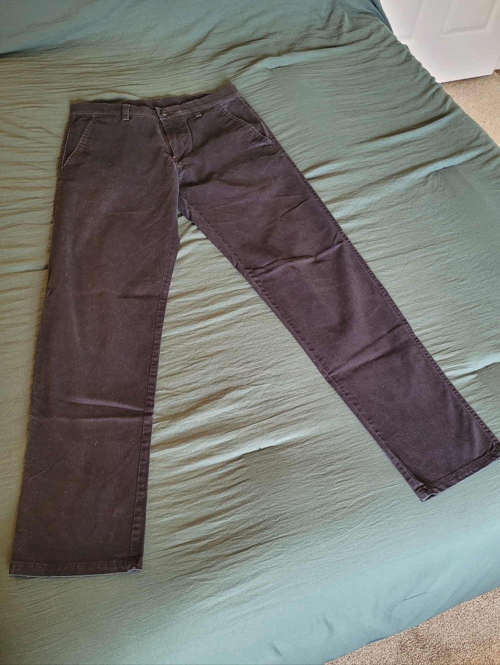 Haggar H26 Black Chinos Mens Size 29x32